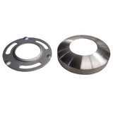 50.8mm Round - Base Plate W/Cover - Stainless Steel Products